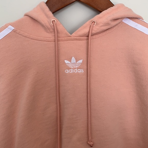 Adidas Women’s Cropped Sweatshirt in Pink - Picture 7 of 11